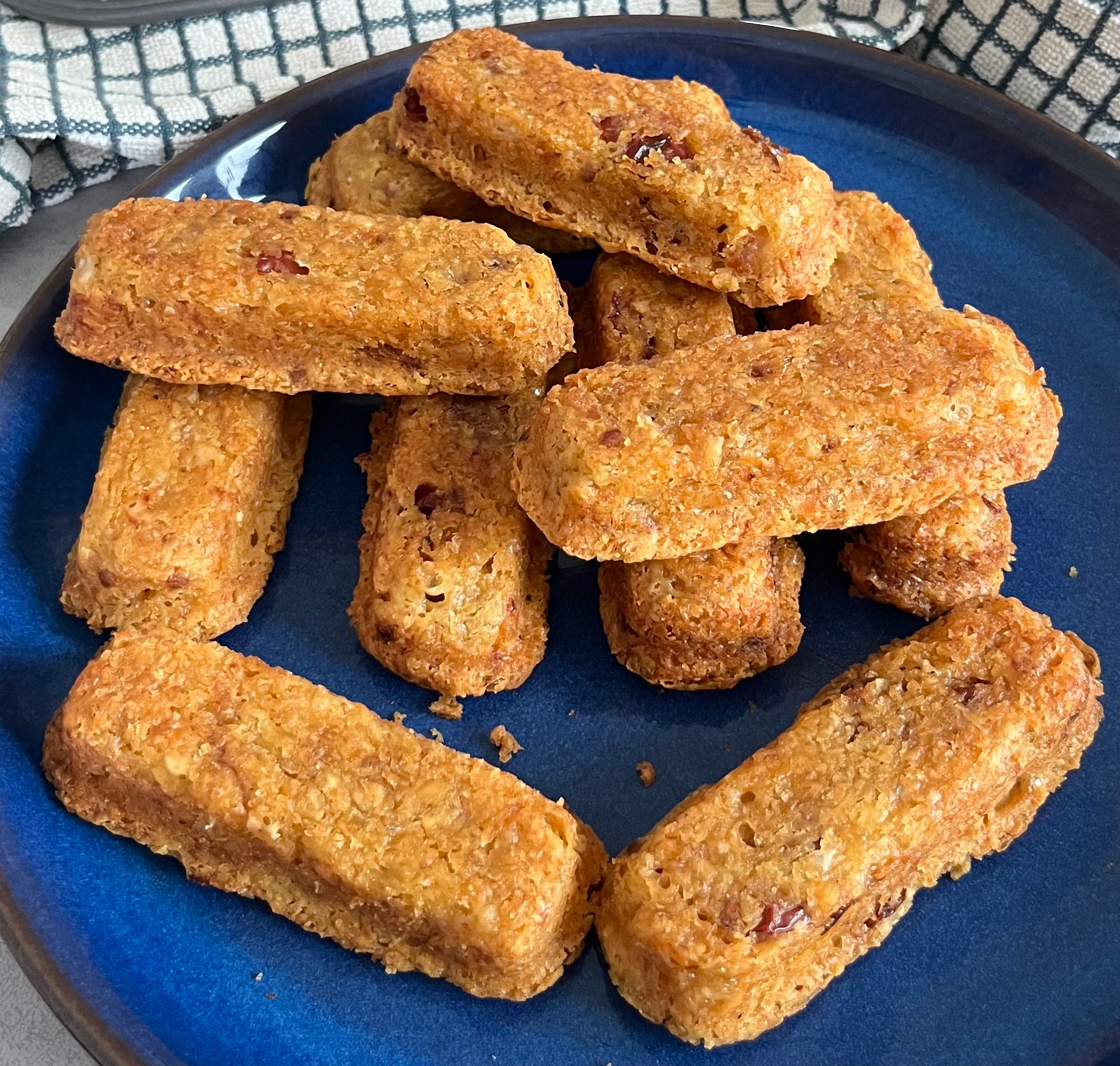 A plate of Springer's savoury bars